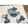 Image 2 : 2 CORDLESS IMPACT GUNS AND SKILSAW WITH BATTERY