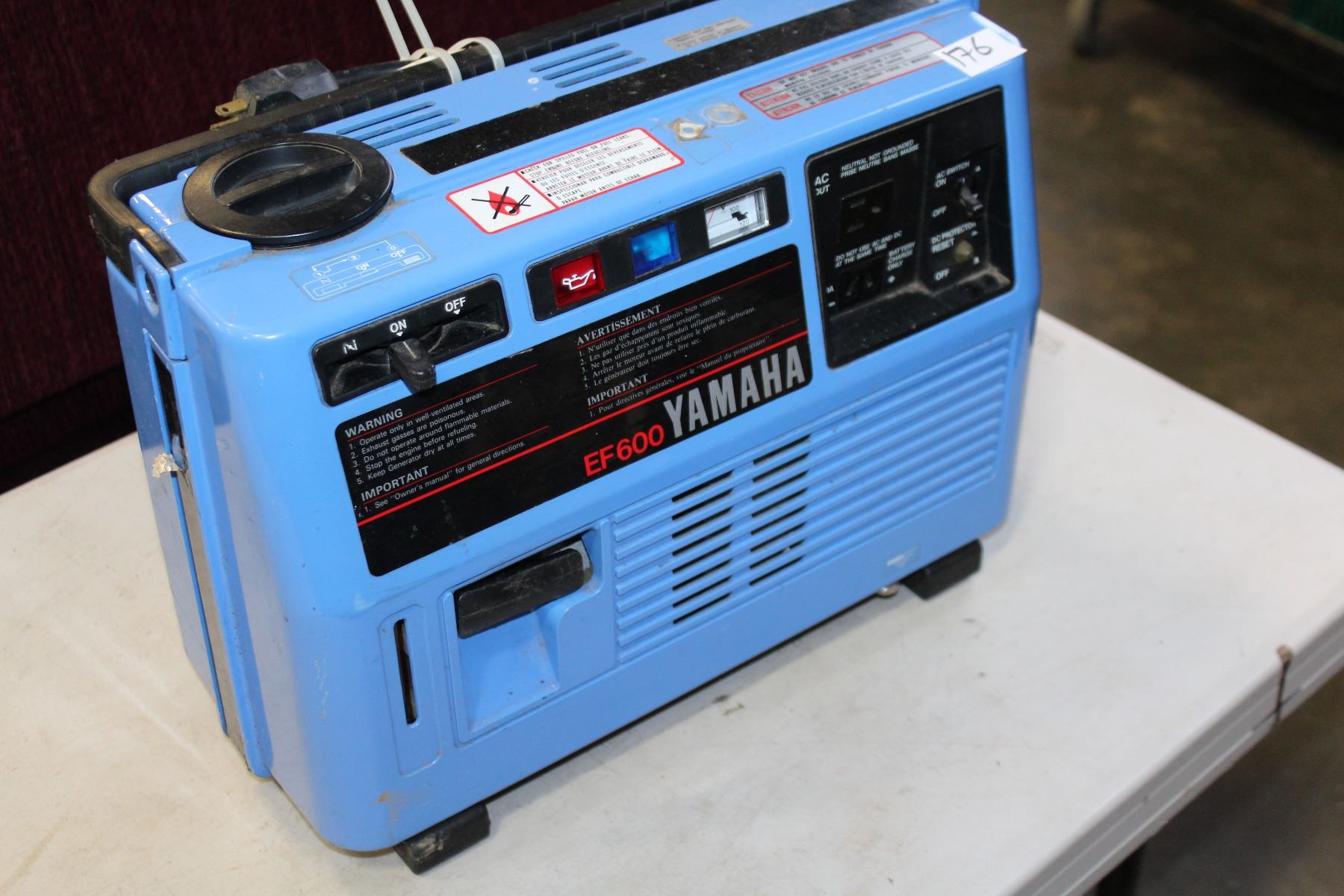YAMAHA EF600 GENERATOR