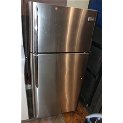 FRIGIDAIRE STAINLESS FRIDGE 18 CUBIC FEET