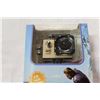 Image 2 : NEW SPORTS ACTION CAMERA, 1080P, WATERPROOFTO 30M, WITH ACCESSORIES AND MOUNTS