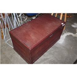 PAINTED WICKER CHEST