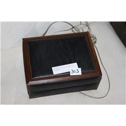 NORTHERN TELECOM LEATHER CASED TELEPHONE