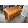 Image 1 : ANTIQUE 5 DRAWER DRESSER WITH MIRROR