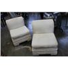 Image 1 : TWO MASTER PIECE WHITE DESIGNER CHAIRS
