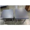 Image 2 : TWO GREY ENDTABLES