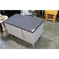 MODERN GREY 2 DRAWER DRESSER