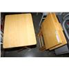 Image 1 : THREE MAPLE FOLDING TV TRAYS
