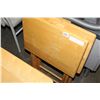 Image 2 : THREE MAPLE FOLDING TV TRAYS