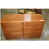 Image 1 : OAK 6 DRAWER DRESSER