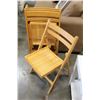 Image 2 : FOUR FOLDING CHAIRS