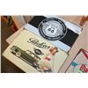 Image 1 : TWO 8 INCH BY 12 INCH TIN SIGNS