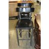 Image 2 : TWO BLACK AND METAL BARSTOOLS