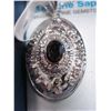 Image 1 : STERLING SILVER GENUINE SAPPHIRE PENDANT WITH CHAIN RETAIL $300.00