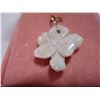 Image 1 : 14KT YELLOW GOLD GENUINE OPAL PENDANT HAND CARVED RETAIL $250.00