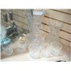 Image 1 : TWO CRYSTAL VASES DECANTER AND GLASSES