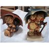 Image 1 : TWO HUMMEL FIGURES WITH UMBRELLA