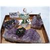 Image 1 : AMETHYST BASE FIGURES AND SMALL DANCER