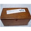 Image 1 : OAK SEWING MACHINE AND ACCESSORIES BOX