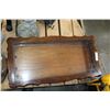 Image 1 : OAK DISPLAY CASE