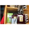 Image 1 : POPCORN MAKER CANDLE HOLDER WOOD CASES AND ICE GLASS