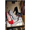 Image 1 : THREE PAIRS OF HIGH HEELS SIZE 6 PARIS HILTON ETC
