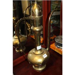 TALL BRASS EASTERN TEAPOT