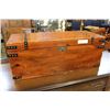 Image 1 : METAL BOUND WOOD TRUNK