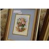 Image 2 : TWO FRAMED FLORALS WATER COLOR AND OIL