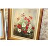 Image 3 : TWO FRAMED FLORALS WATER COLOR AND OIL