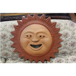 POTTERY SUN DECORATION