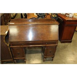 ANTIQUE WALNUT DROPFRONT DEST