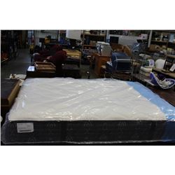 NEW KINGSDOWN QUEENSIZE TIGHT TOP FIRM MATTRESS AND BOXSPRING, RETAIL $1899