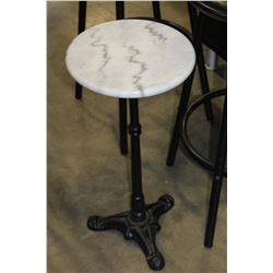 STONE TOP METAL BASED PARLOUR TABLE