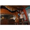 Image 9 : EDWARDIAN WALNUT CARVED SIDEBOARD WITH GALLERY
