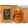 Image 1 : OAK AND BURL SPOON RACKS WITH COLLECTOR SPOONS