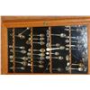 Image 2 : OAK AND BURL SPOON RACKS WITH COLLECTOR SPOONS
