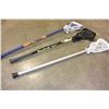 Image 2 : THREE LACROSSE STICKS