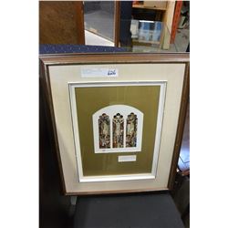 COLORED LITHOGRAPH OF THE CRUCIFIXTION
