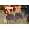 Image 1 : TWO MODERN DINING CHAIRS