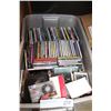 Image 1 : TOTE OF CDS AND TAPES