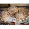 Image 1 : CROWN DEVON STOKE ON TRENT TRAY AND LIDDED JARS