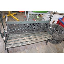GARDEN BENCH AS IS