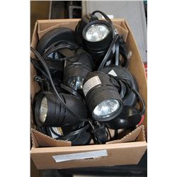 BOX OF SMALL SPOTLIGHTS
