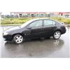 Image 3 : 2007 SATURN ION 4 DOOR SEDAN BLACK 161800KM WITH KEY FOB AND REGISTRATION