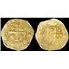 Image 2 : Cuzco, Peru, cob 2 escudos, 1698M, error-variety with RX in legend, NGC MS 63, ex-1715 Fleet (design