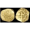 Image 2 : Bogota, Colombia, cob 2 escudos, (166)4( R), mintmark RN to left (unique).