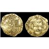Image 2 : Seville, Spain, cob 1 escudo, Philip II, assayer Gothic D to right, mintmark S to left.