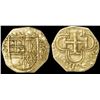 Image 2 : Seville, Spain, cob 1 escudo, 1590 date to right, assayer Gothic D below mintmark S to left.