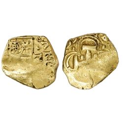 Seville, Spain, cob 1 escudo, 1699M, rare.