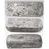 Image 1 : Large silver bar #510 from Potosi, 74 lb 3.5 oz troy, Class Factor 0.9, with markings of mine/date P